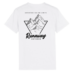 T-shirt blanc Runaway Adventure Has No Limits
